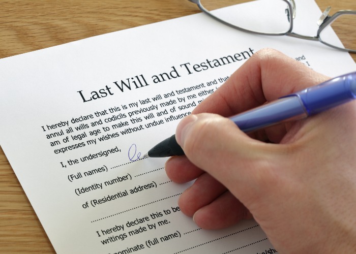 Reasons to write a will